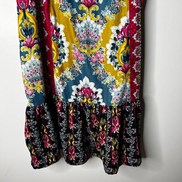 Anthropologie Zadie Velvet Slip Babydoll Dress Women's Large Festival Artsy Boho - Picture 7 of 12